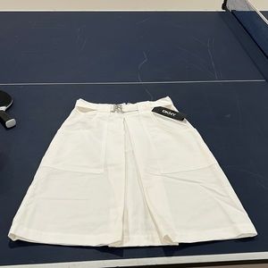 Woman’s white skirt